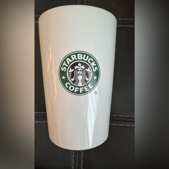 Vintage Starbucks Barista White Ceramic Jar 2000 kitchen decor - Picture 2 of 6